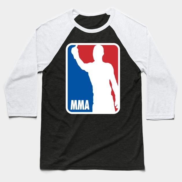 MMA Diaz Baseball T-Shirt by dajabal